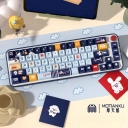 Game Puppy 104+34 / 54 SCA / Cherry Profile Keycap Set Cherry MX PBT Dye-subbed for Mechanical Gaming Keyboard